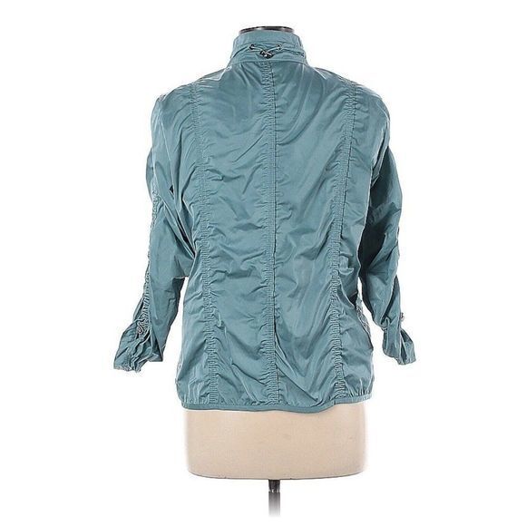 Zenergy Chicos Womens Large Lightweight Zip Front Jacket Toggle Sleeves & Collar - Picture 2 of 7